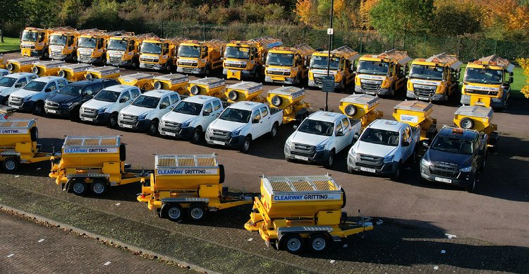 Large Gritting Contractor Fleet